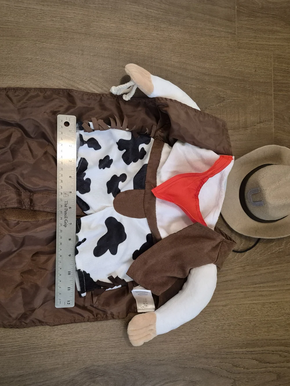 Cowboy Costume Bodysuit with Red Bandana For Pet Dog